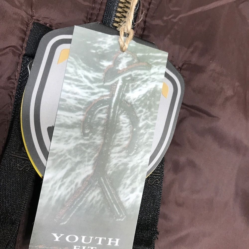 Youth STS Ranchwear Western Puffer Vest Brown Size XLarge - Picture 9 of 11